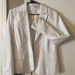 White women’s blazer from Dress Barn